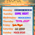 BEACH PEOPLE HOSTEL NIGHTLY ACTIVITIES